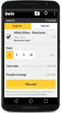 bwin application mobile